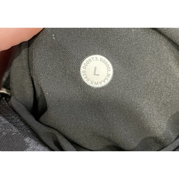 Lululemon Joggers Mens L Black Gray City Sweat Stretch French Terry Casual 29” - Picture 6 of 6